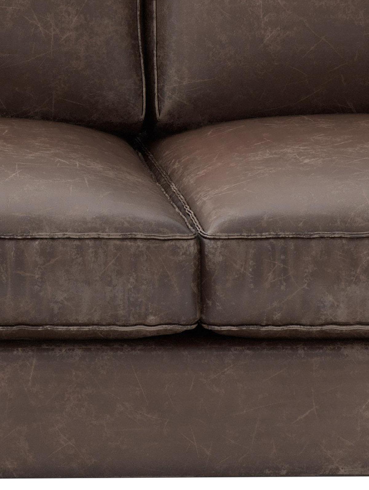 Ecksofa Packo Braun S: 160x265 cm - Schwarz/Braun, Design, Textil (160/265cm) - Livetastic