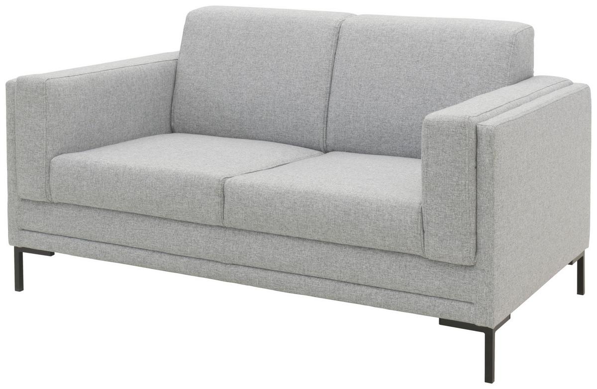 2-Sitzer-Sofa Looks Vii - Silberfarben/Schwarz, Design, Textil (155/82/90cm) - LOOKS by W.Joop