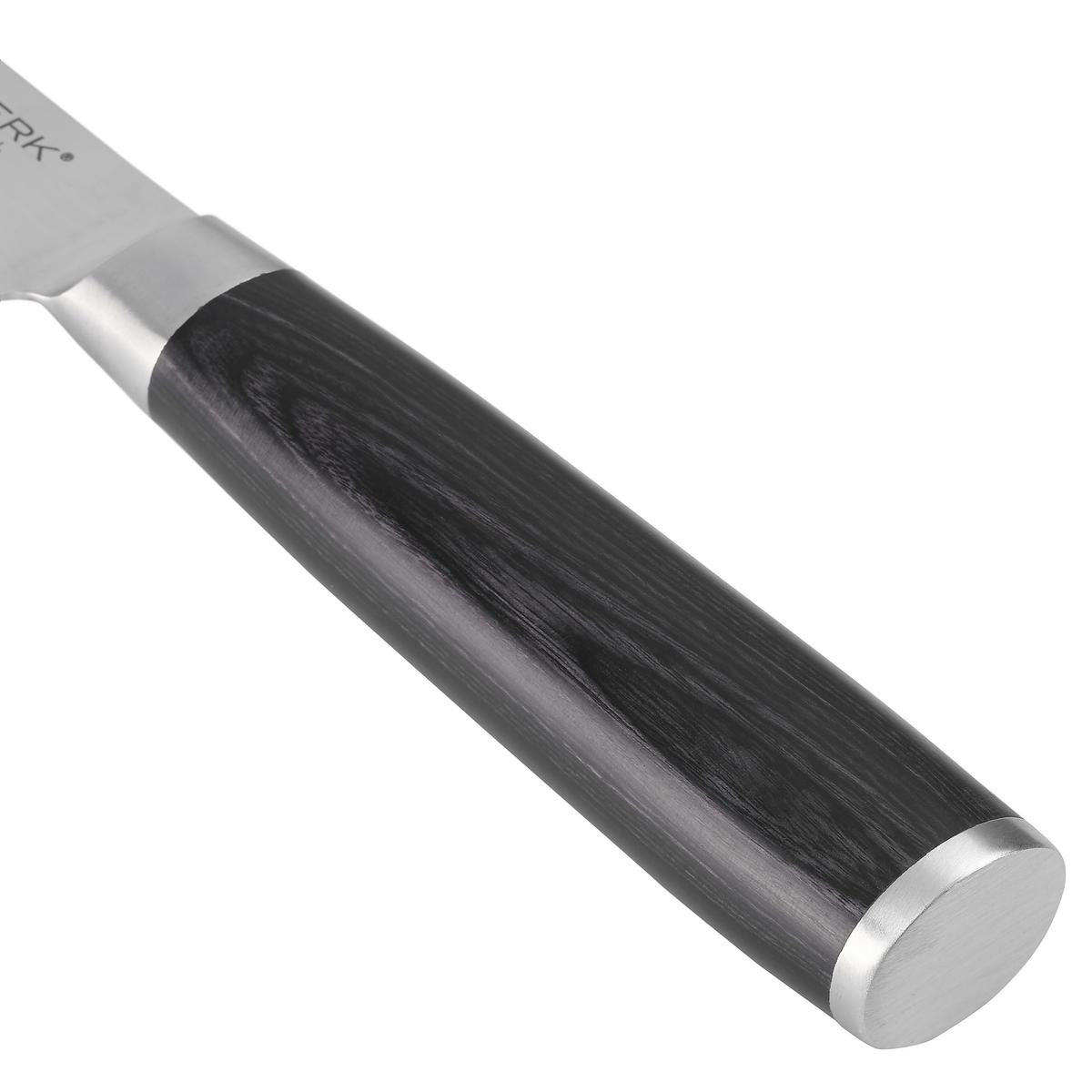Fleischmesser Echtwerk Damaszener - Edelstahlfarben, MODERN, Metall (30,9cm) - Echtwerk