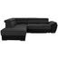 Ecksofa mit Schlaffunktion Cuba, Webstoff/Lederlook - Chromfarben/Anthrazit, MODERN, Textil (230/265cm) - Luca Bessoni Ecksofa mit Schlaffunktion Cuba, Webstoff/Lederlook - Chromfarben/Anthrazit, MODERN, Textil (230/265cm) - Luca Bessoni