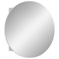 Spiegelschrank Riff Weiß B: 70 Cm - Weiß, MODERN, Holzwerkstoff (70/70/18cm) - MID.YOU