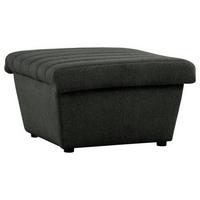 Hocker Looks Viii - Dunkelgrün/Schwarz, Design, Textil (74/43/85cm) - LOOKS by W.Joop