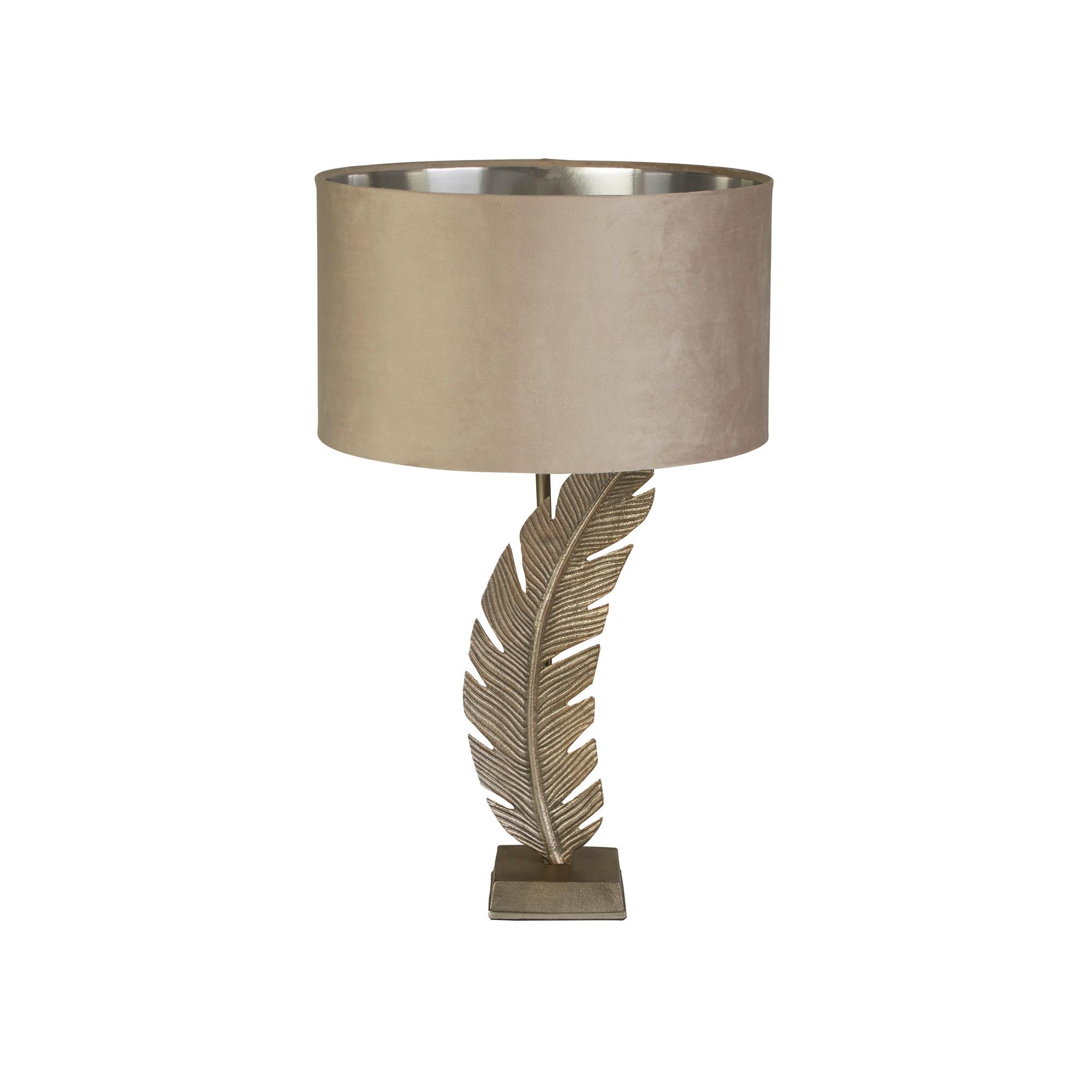 TISCHLEUCHTE EU83761TA LUX & BELLE - Messingfarben, KONVENTIONELL, Metall (10/15/64cm)