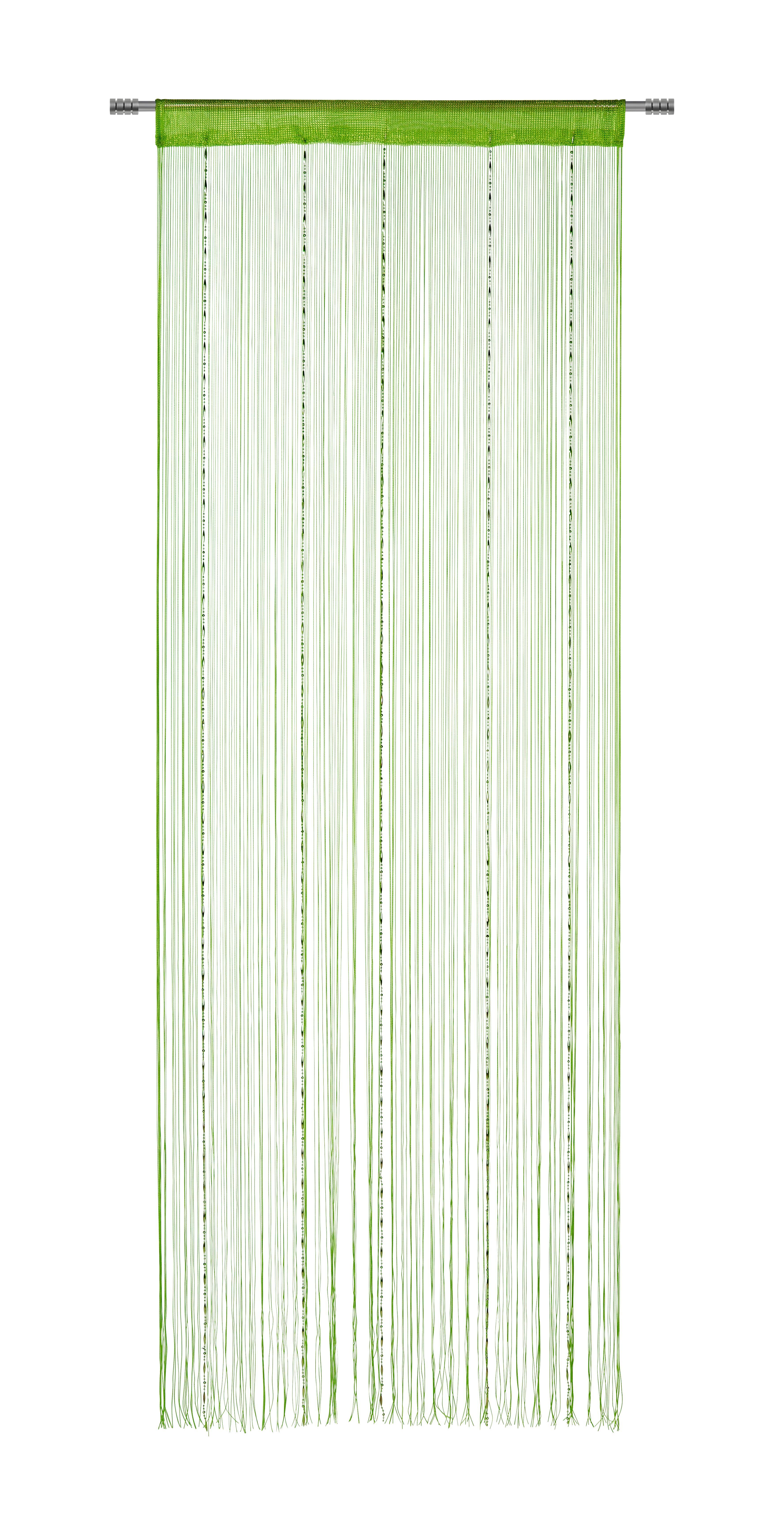 Fadenstore Emilia - Grün, MODERN, Textil (90/245cm) - Luca Bessoni