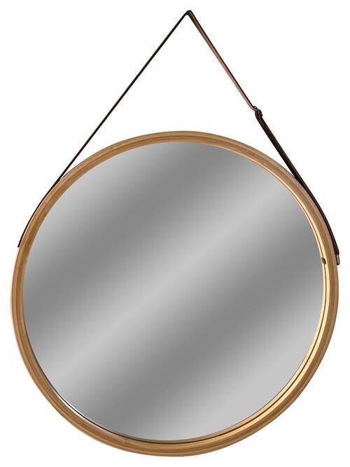 Badspiegel Kattegat B: 45cm Naturfarben - Naturfarben, Design, Glas/Naturmaterialien (45/45/1,5cm) - Livetastic