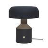 Tischlampe Porto Schwarz mit Schalter - Schwarz, Basics, Metall (25/29cm) - It's about Romi