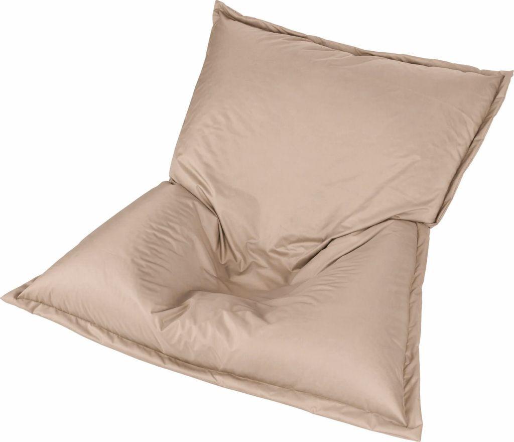 Sedací vak do exteriéru B52 XL OUTDOOR, béžová - biela/béžová, Basics, textil (170/130/40cm) - Ondega