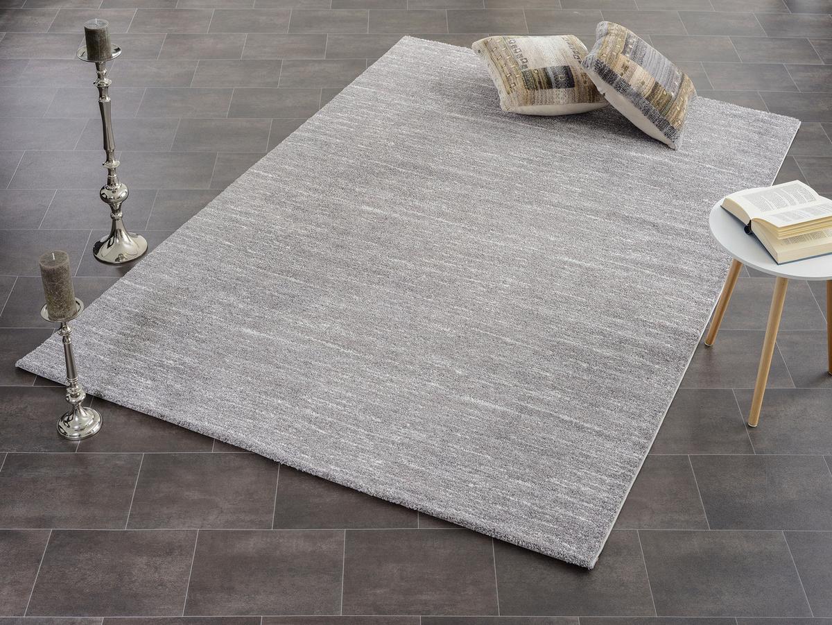 Flachwebteppich Dunkelgrau Sofi Lori 80x150 cm - Dunkelgrau, Design, Textil (80/150cm) - Novel