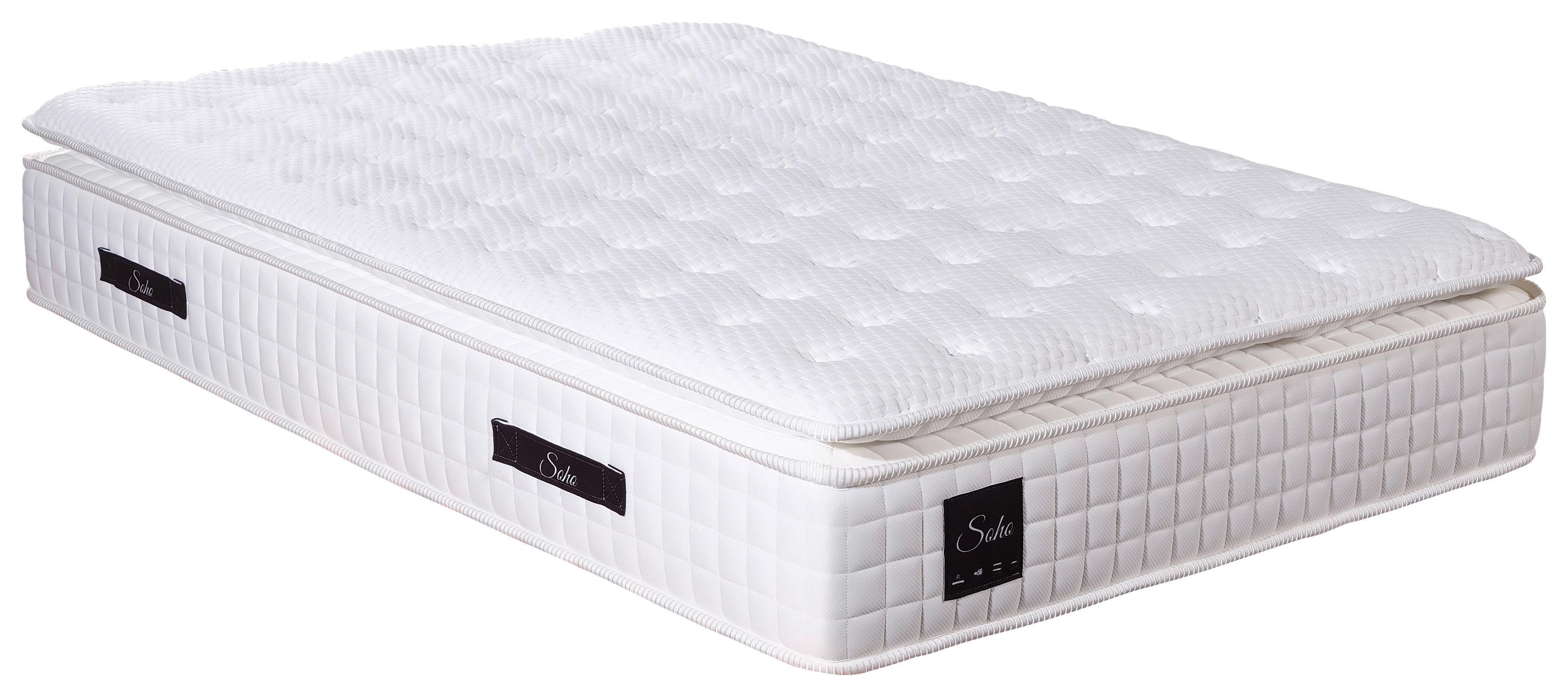TASCHENFEDERKERNMATRATZE Soho 160x210cm fest - Weiß, Basics, Textil (160/210cm) - Livetastic