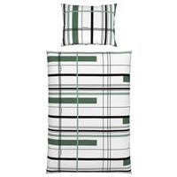 Ágyneműhuzat-garnitúra Elea - fehér/zöld, Modern, textil (140/200cm) - Luca Bessoni