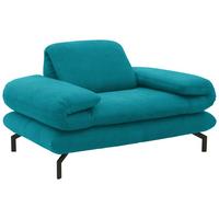 Sessel Looks Xiii - Türkis/Schwarz, Design, Textil (139 (197)/83 (110)/98cm) - LOOKS by W.Joop