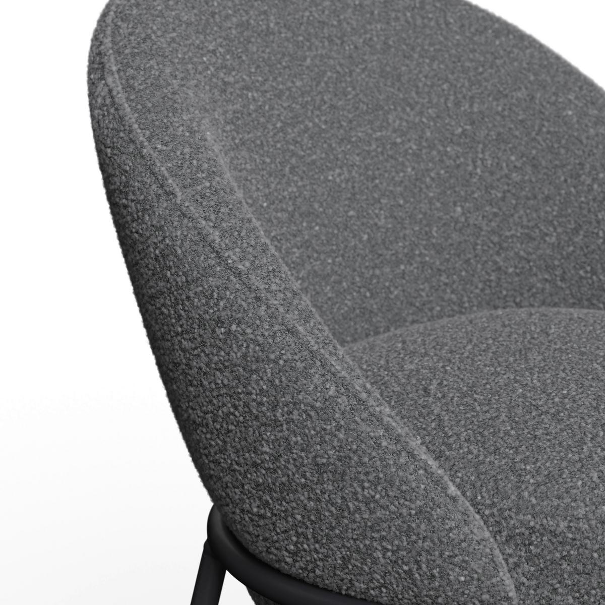 BAROVÁ ŽIDLE ZOA - šedá/černá, Moderní, kov/dřevo (53/51/100cm) - Bessagi Home