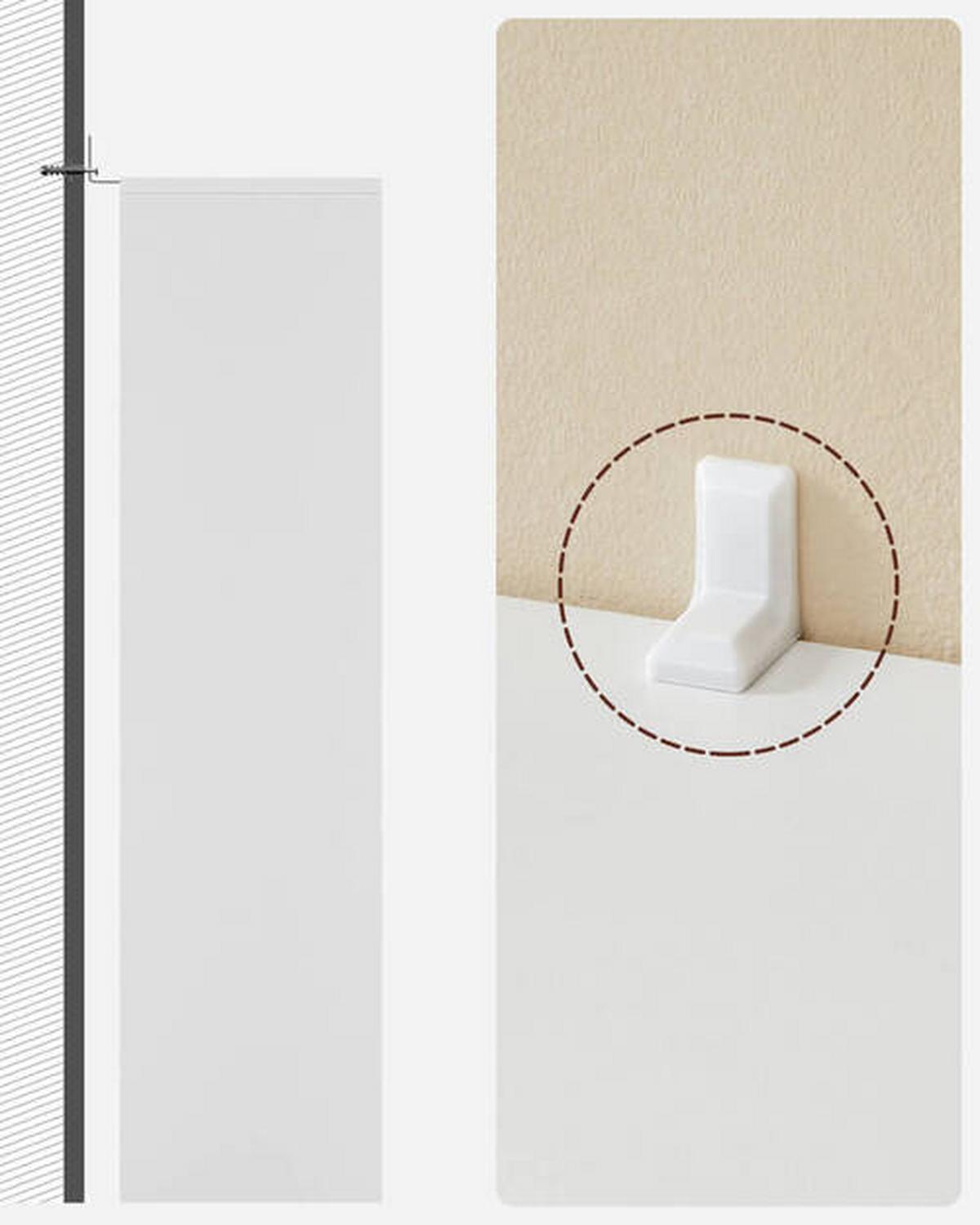 Regal Regal B: 50 Cm Weiß - Weiß, Basics, Holzwerkstoff (50/80/24cm) - Boxxx