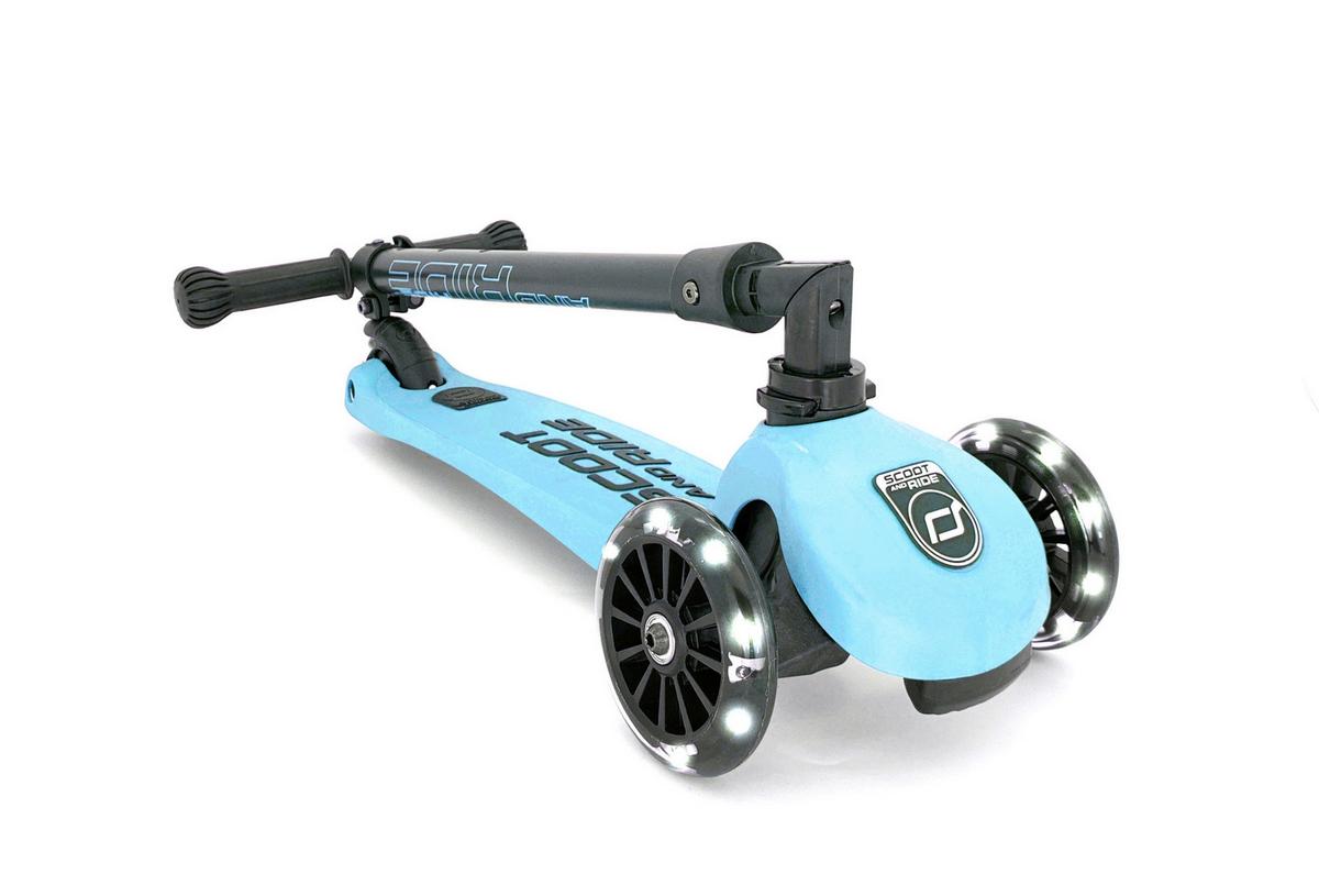 Kinderscooter Highwaykick 3 - Blau/Schwarz, Trend, Kunststoff/Metall (24/72/55cm) - Scoot and Ride