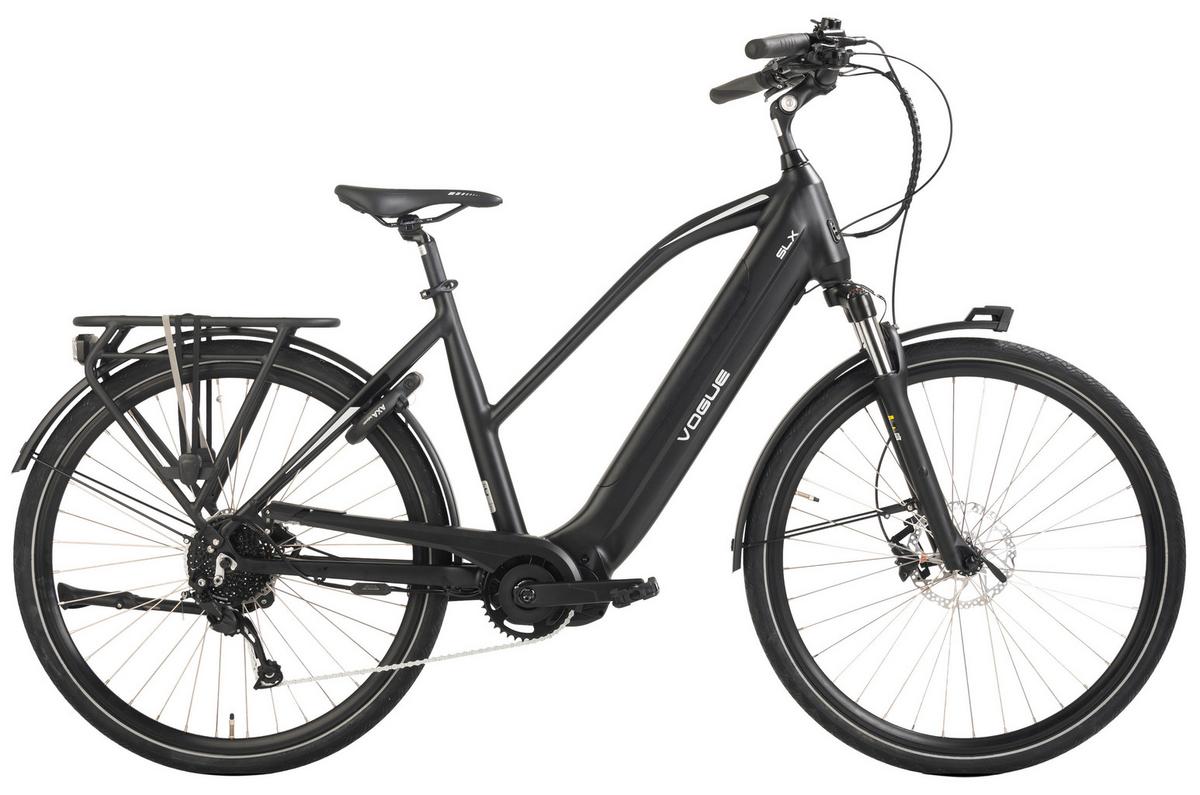 Elektrofahrrad Vogue Schwarz/Blau - Blau/Schwarz, Basics, Metall (180/70/100cm)