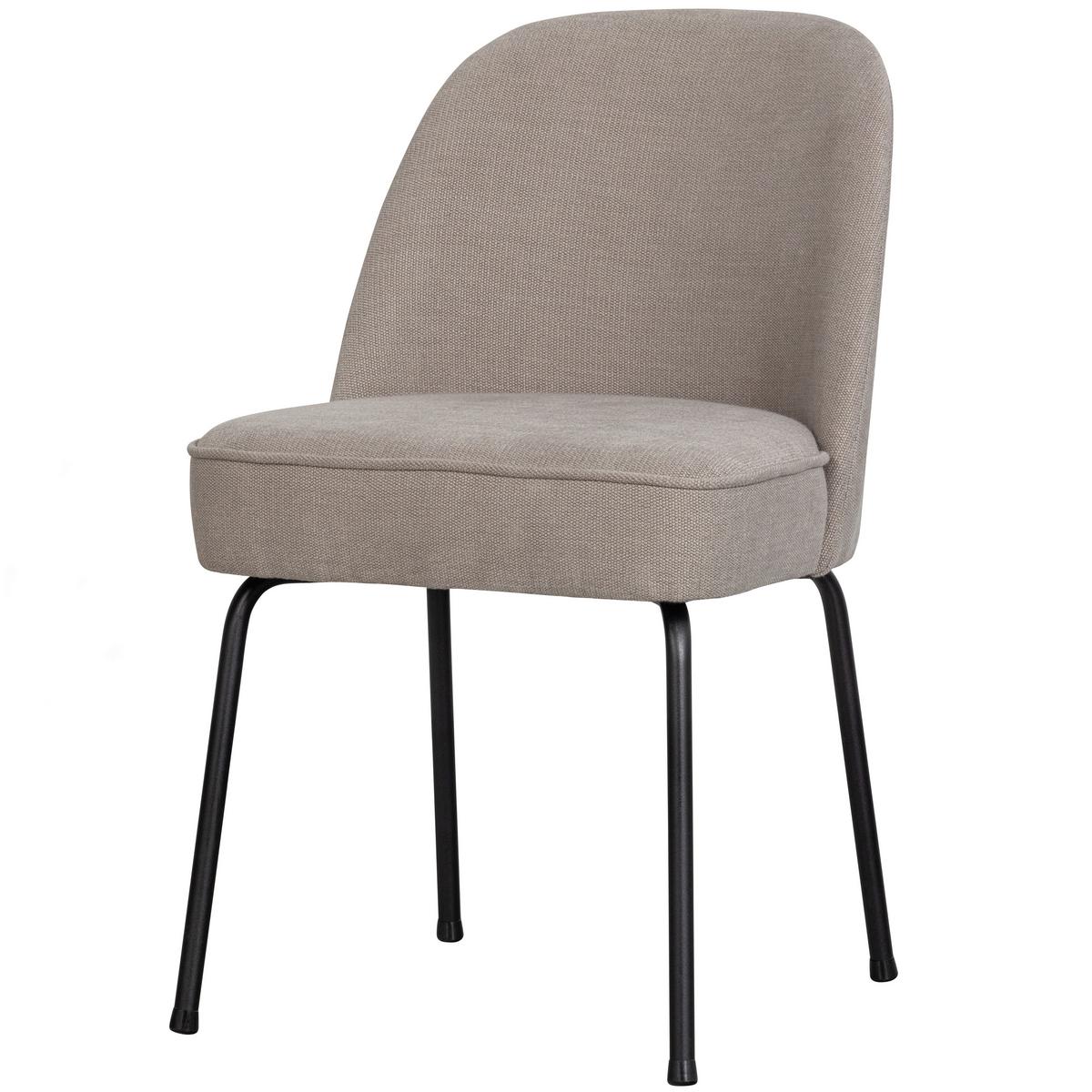 Stuhl-Set Vogue Schwarz/Sandfarben B: 50cm - Sandfarben/Schwarz, MODERN, Textil/Metall (50/83/57cm) - Livetastic