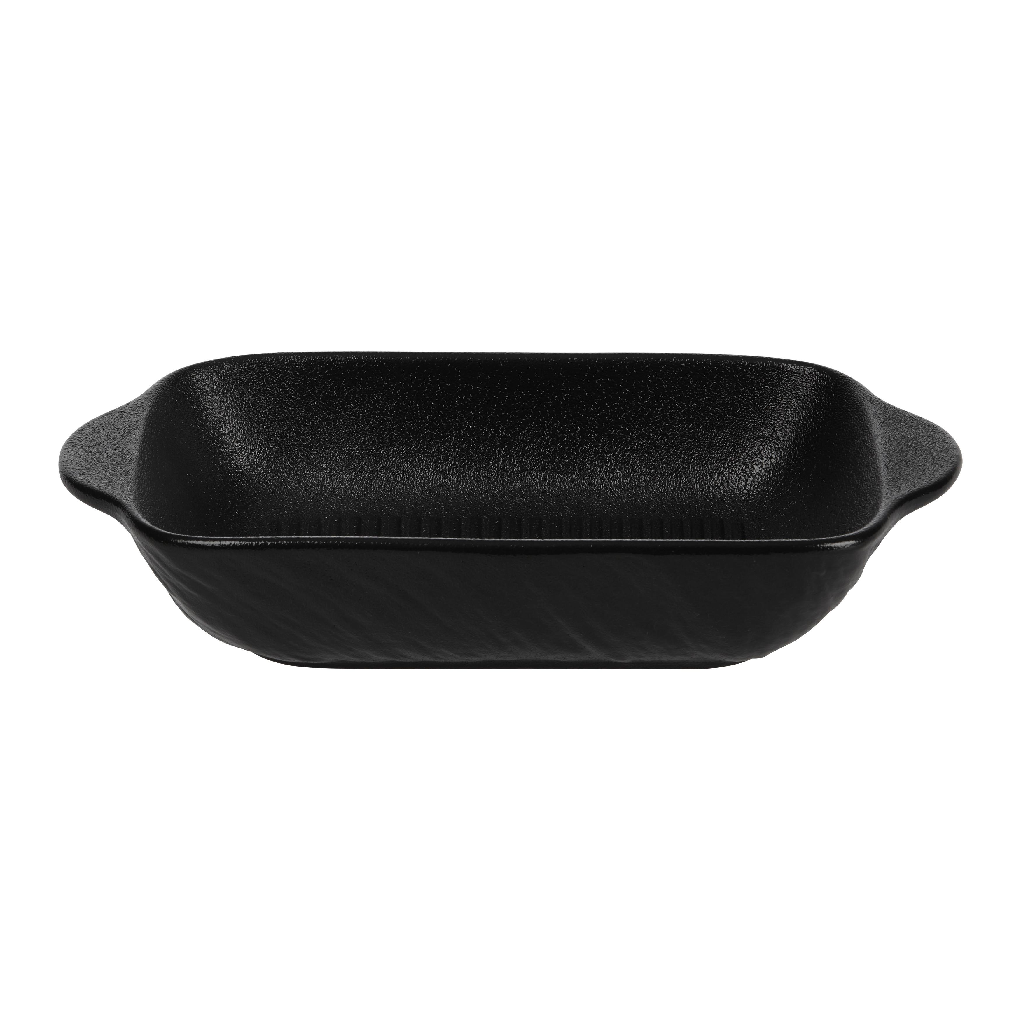 zapekacia misa RUKI - S - čierna, Konventionell, keramika (19,5/13,1/4,5cm) - Mömax