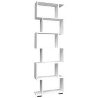 Regal Palusa Weiß B: 60 Cm - Silberfarben/Weiß, Design, Holzwerkstoff (60/196/24cm) - MID.YOU