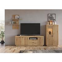 Stapelprogramm Delamar Eichefarben Dekor B: 322,4 cm - Eichefarben, Trend, Holzwerkstoff (322,4/66,6/39,6cm)