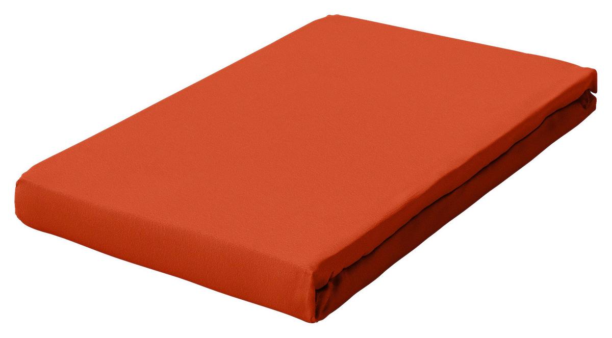 Topper-spannleintuch Pure Topper - Rot, Basics, Textil (140-160/200-220cm) - Schlafgut