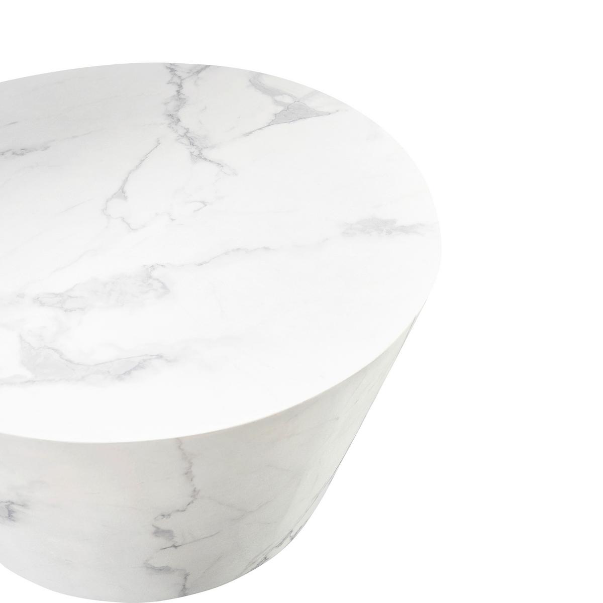 Couchtisch Weiß D: 80 Cm - Weiß, Design, Holzwerkstoff (80/80/42cm) - Livetastic