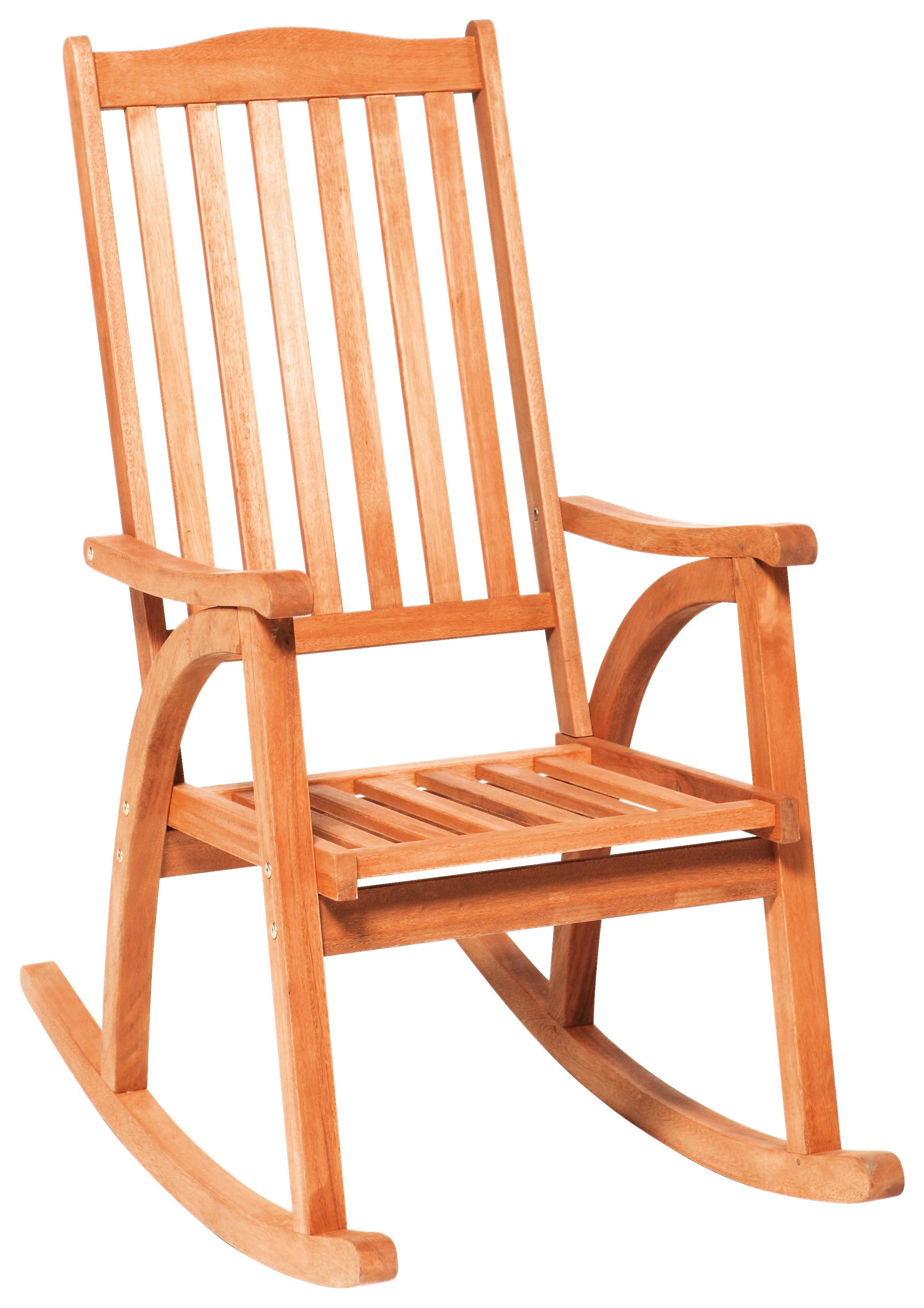 Garten-Schaukelstuhl aus massivem Eukalyptusholz