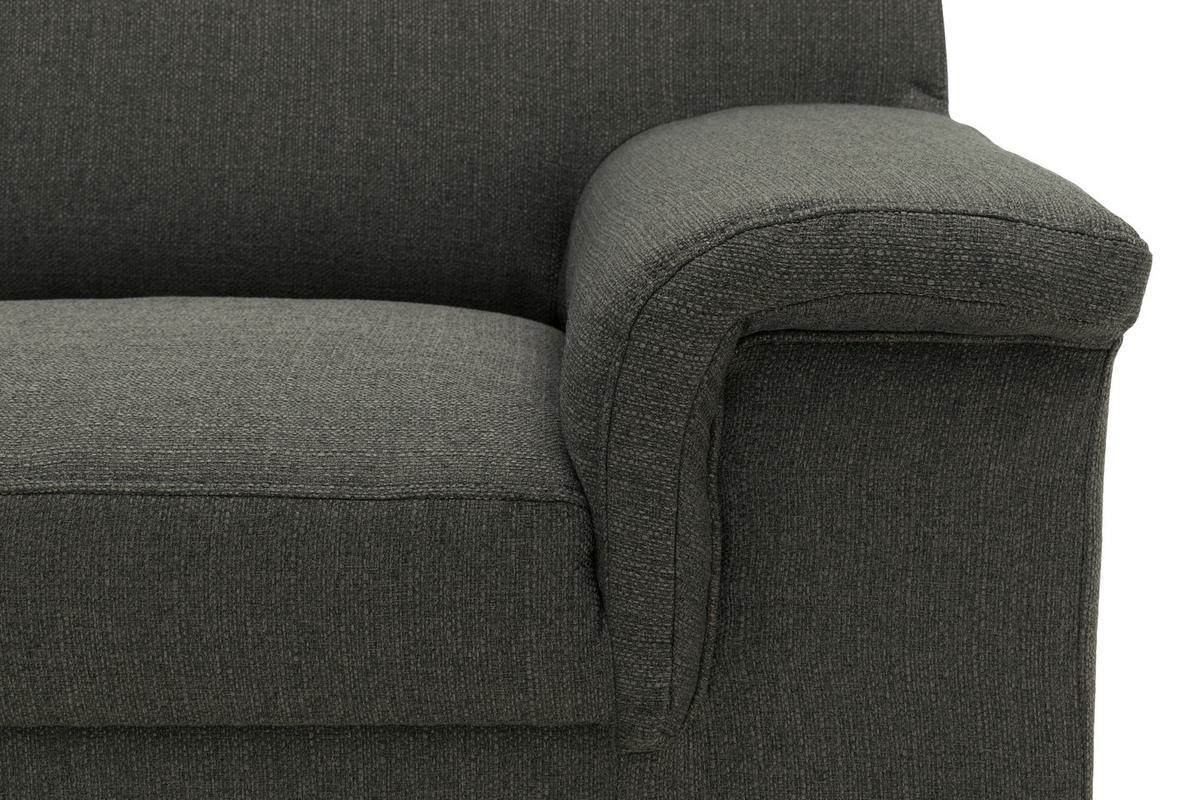 2-sitzer-sofa Jamie Rücken Echt Schlammfarben - Chromfarben/Schlammfarben, KONVENTIONELL, Textil (145/72/80cm) - MID.YOU