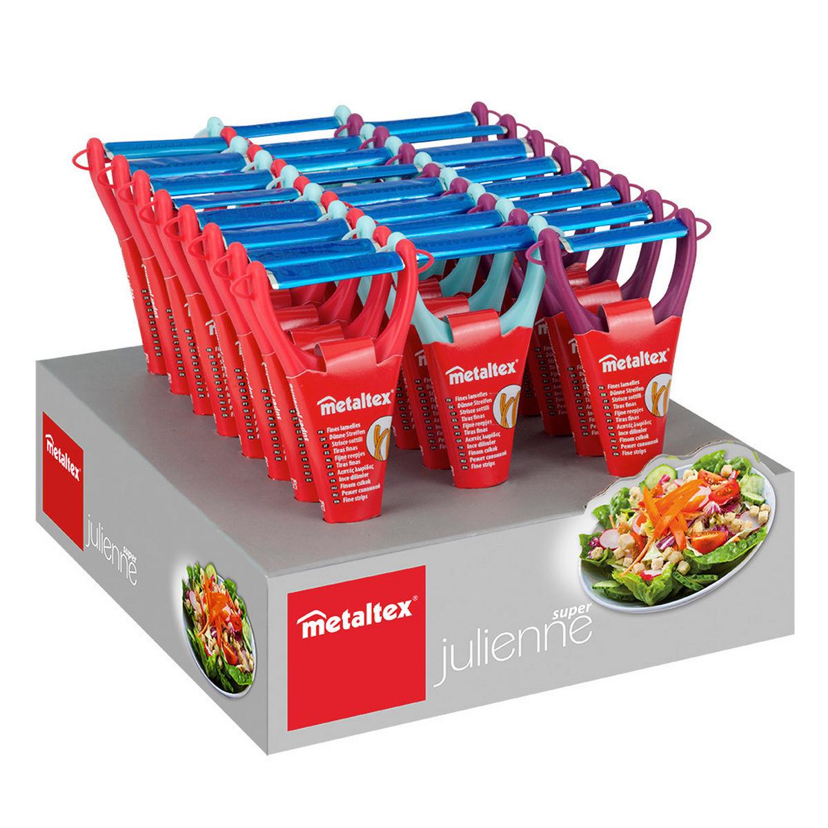 Szeletelő Julienne - műanyag/fém (15/7,5/1cm)