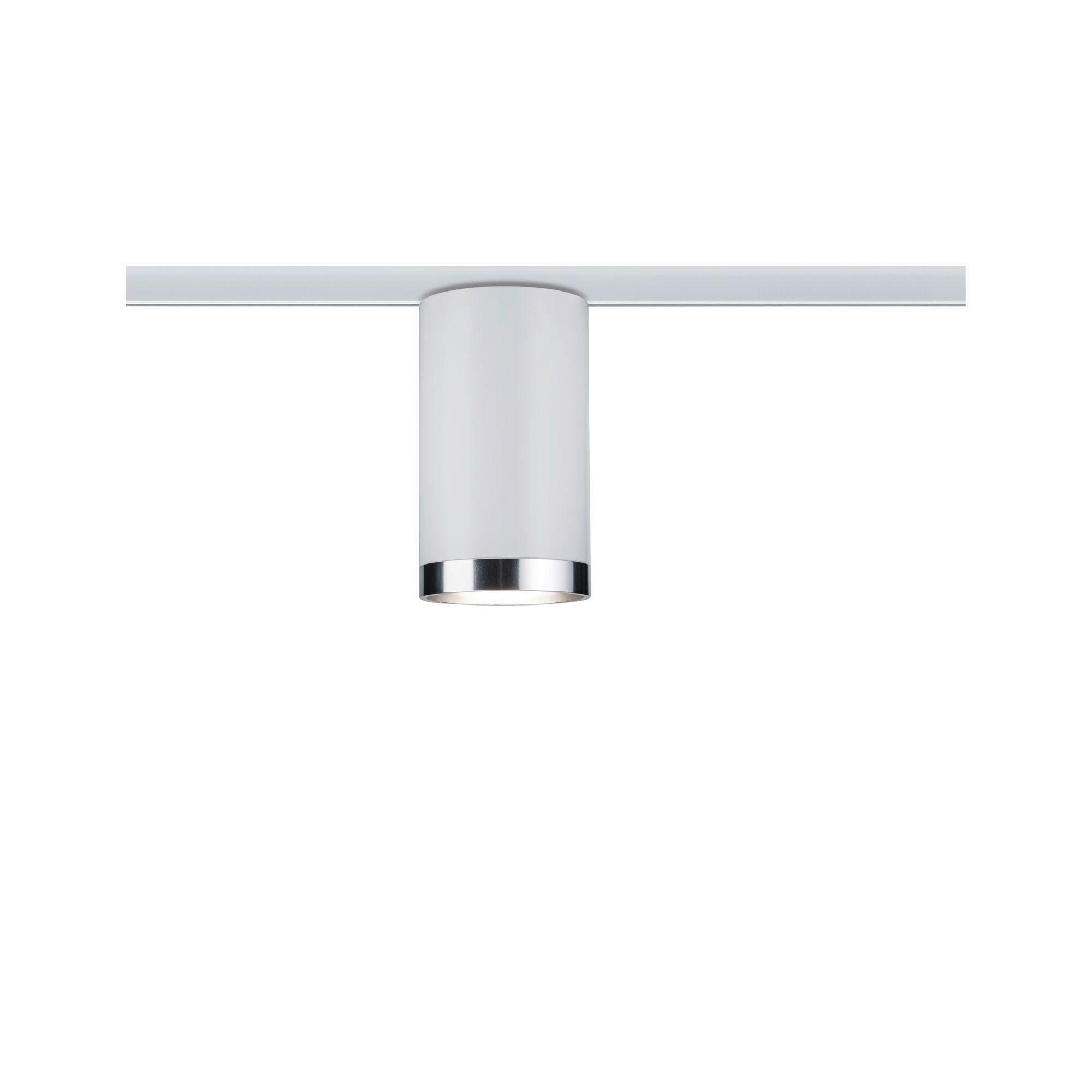 Schienensystem Urail Strahler 96963 In Chromfarben/weiß - Chromfarben/Weiß, Basics, Kunststoff/Metall (6,5/12,8cm) - Paulmann