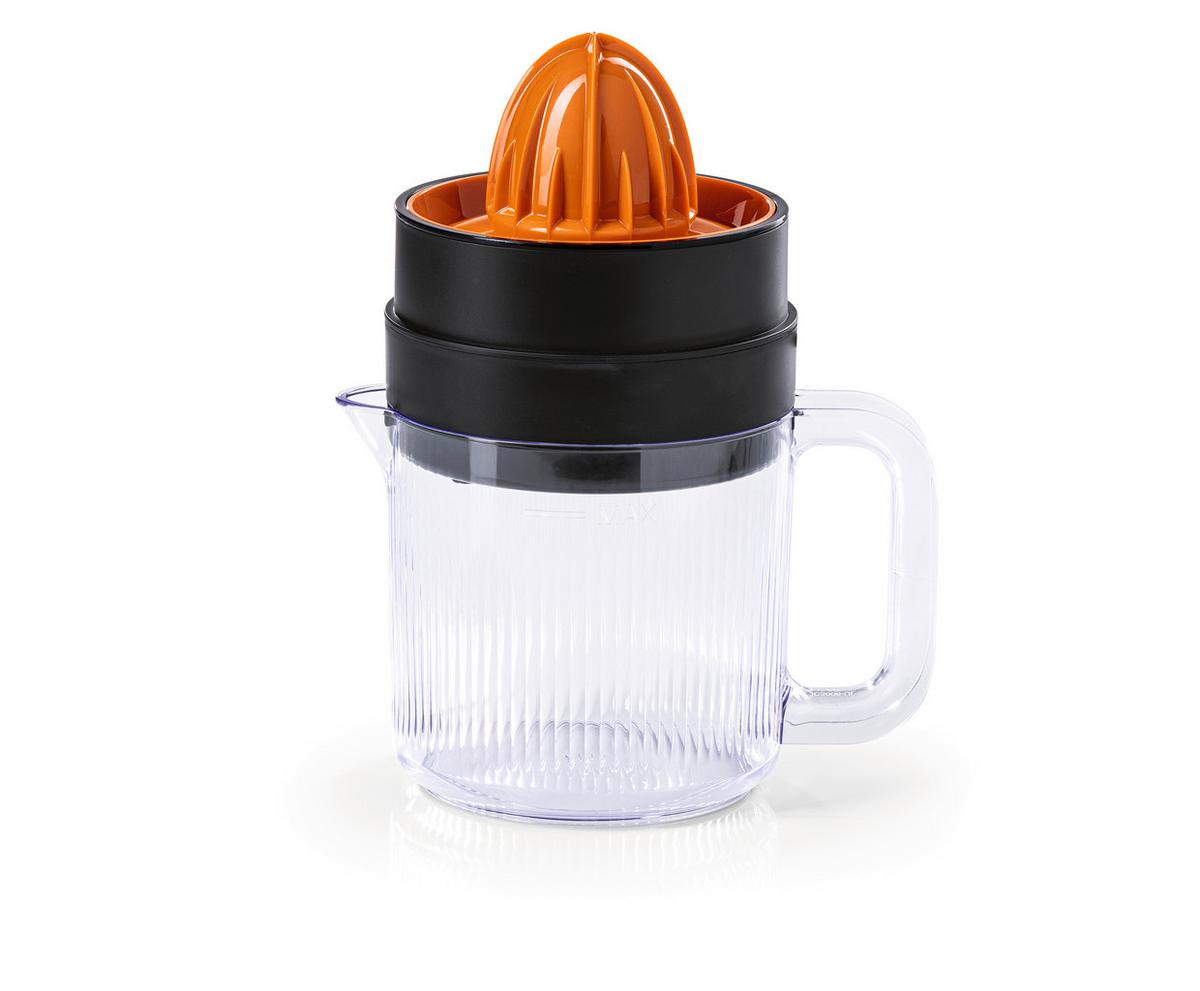 Zitronenpresse, 30w 15138 - Schwarz/Orange, Basics, Kunststoff (20,6/14,1/24,9cm)
