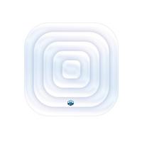 Whirlpool-Abdeckhilfe Aufblasbare Spa-Abdeckung - Weiß, Basics, Kunststoff (135/135/15cm)