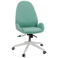 Drehstuhl Avea i mit Wippfunktion Mintgrün - Weiß/Mintgrün, Basics, Kunststoff/Textil (56/104/58cm) - MID.YOU