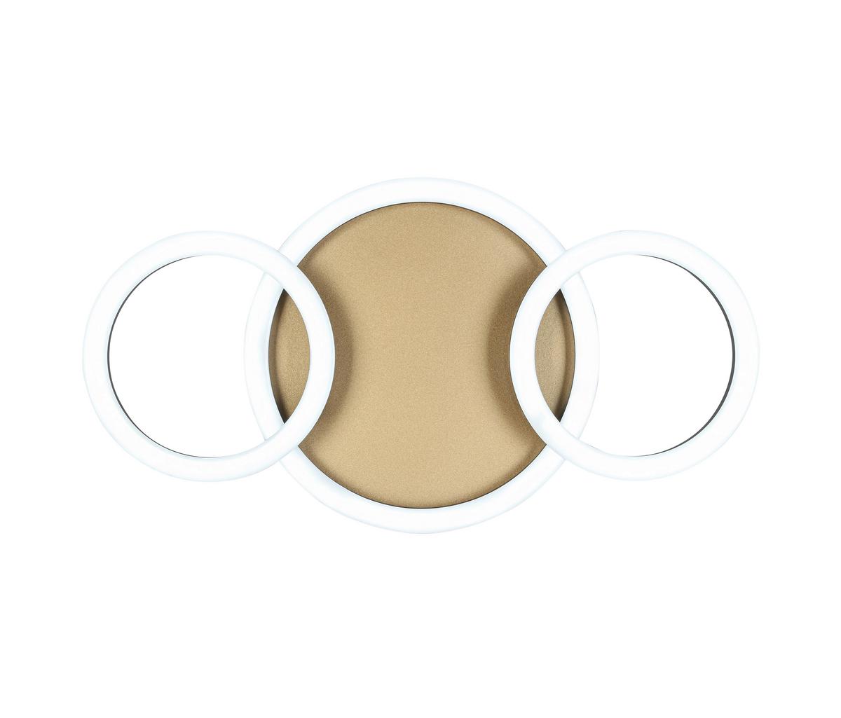 STROPNÉ LED SVIETIDLO NUMIM - čierna/cappuccino, Modern, kov/plast (43/23/5cm) - Mömax