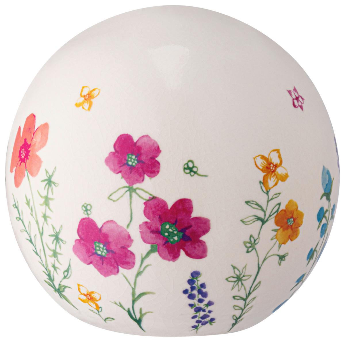 Dekokugel Linessa - Multicolor, KONVENTIONELL, Keramik (12/12/11,5cm) - Luca Bessoni