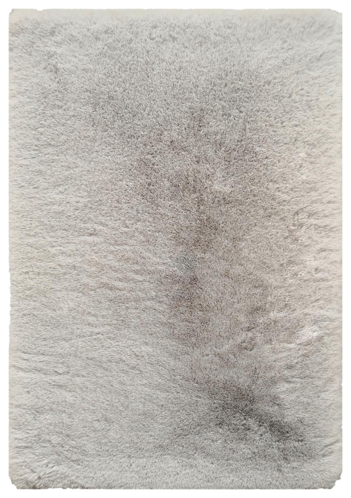 UMELÁ KOŽUŠINA Caroline 3, 160/220cm - strieborná, textil (160/220cm) - Mömax