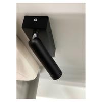 DEKORAČNÍ LED SVÍTIDLO NEKTARIUS - černá, Moderní, kov (14/17/4cm)