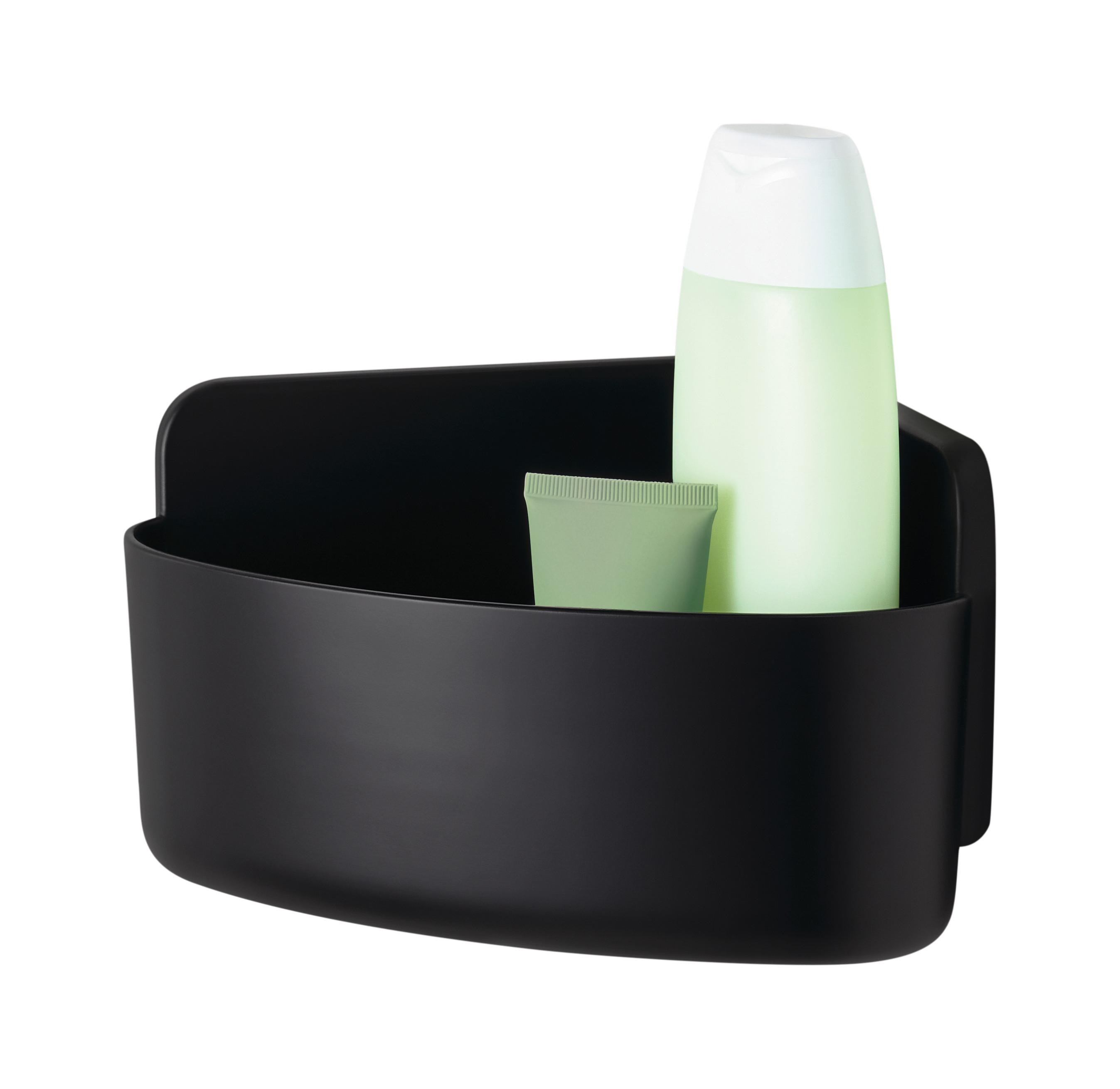 DUSCHKORB LAVAA 40517-00000-00 - Schwarz, Basics, Kunststoff (17,5/12/17,5cm)