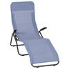 Sonnenliege J40966 Stahl, Klappbar - Anthrazit/Hellblau, MODERN, Textil/Metall (72,5/103,5/144cm) - Siena Garden