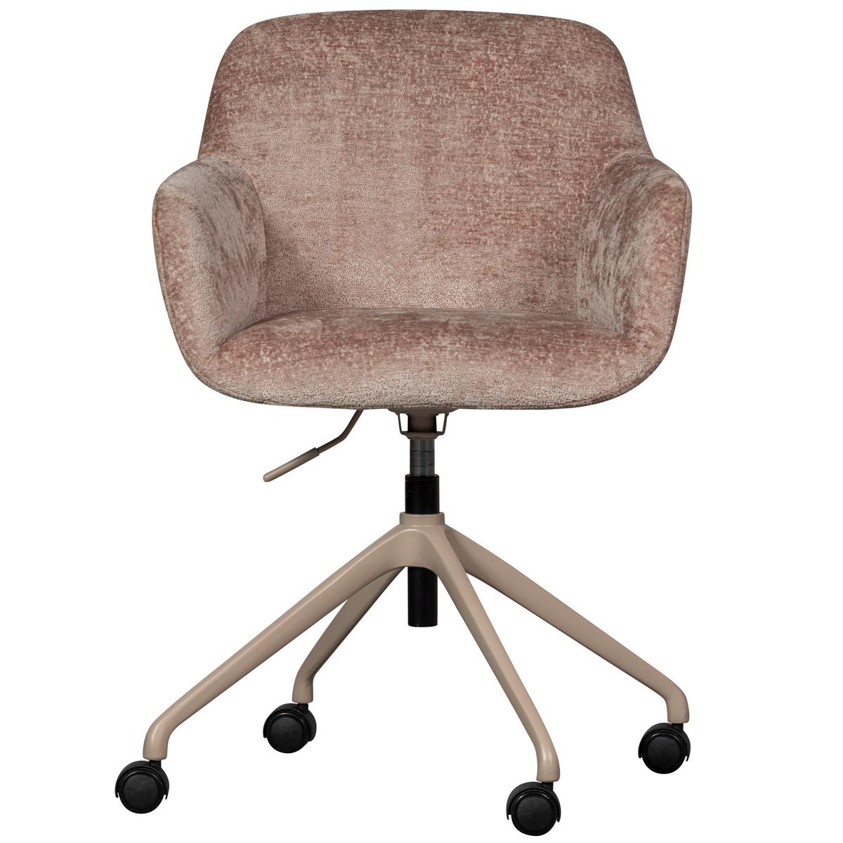 Drehstuhl Morros Taupe B: 57 Cm - Taupe, Design, Kunststoff/Textil (57/88/60cm) - Livetastic