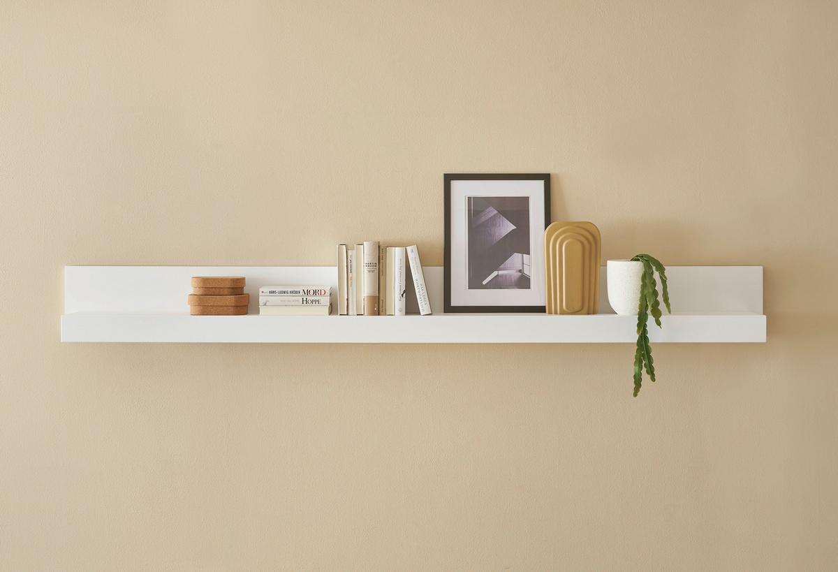 Wandboard Chester Weiß B: 217cm - Weiß, Design, Holzwerkstoff (217/22/18cm) - MID.YOU