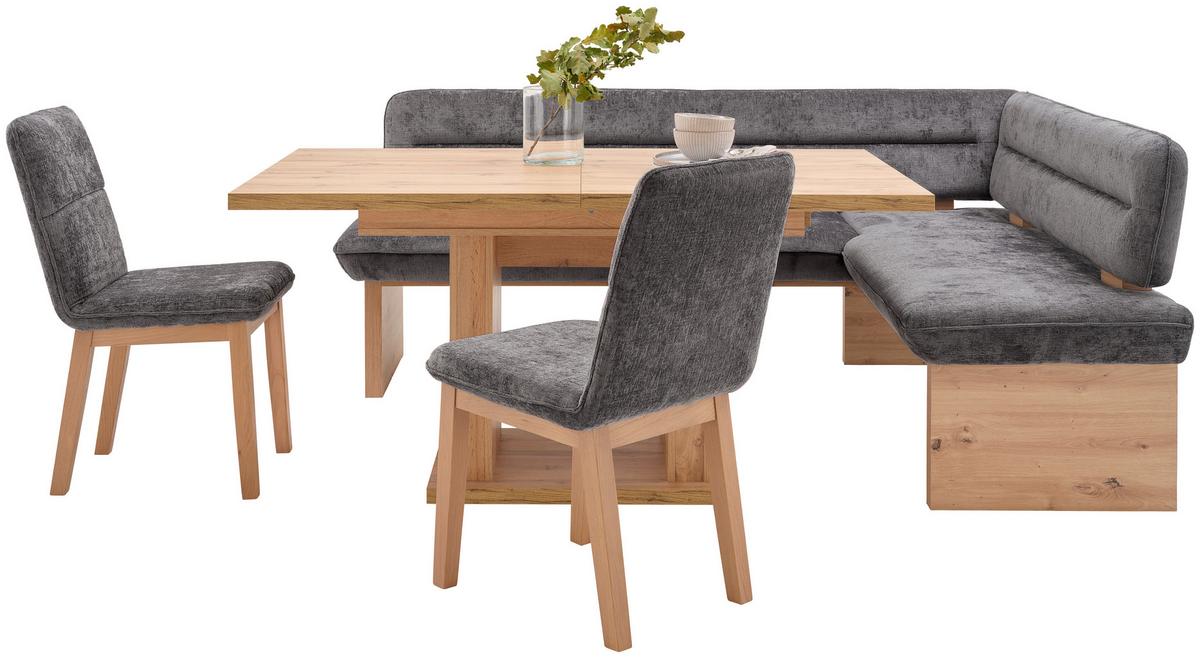 Eckbank Beluna Ii - Eichefarben/Anthrazit, KONVENTIONELL, Holz/Textil (212/170cm) - James Wood