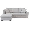 Ecksofa Lukas Silberfarben S: 158x239 Cm - Silberfarben, Trend, Textil (158/239cm)