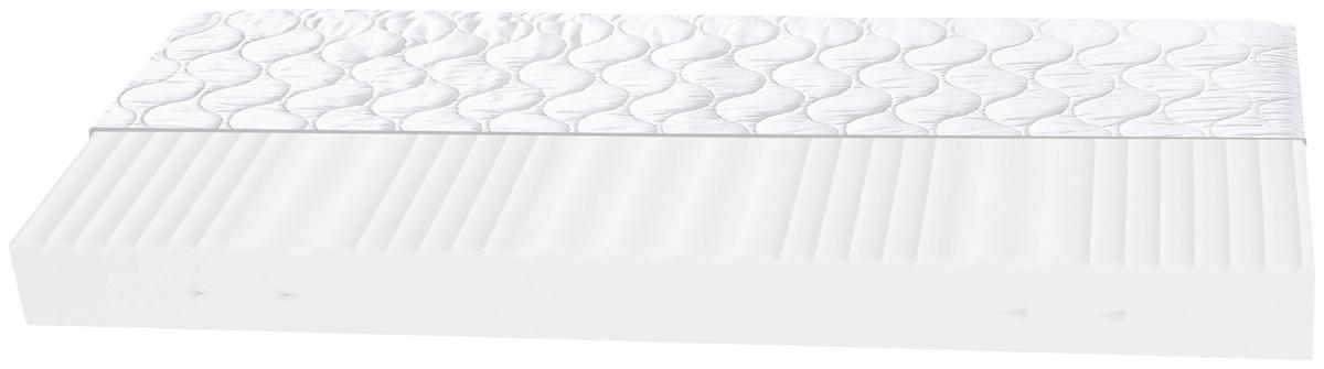 MATRACE BARI HARD - bílá, textil (140/190cm)