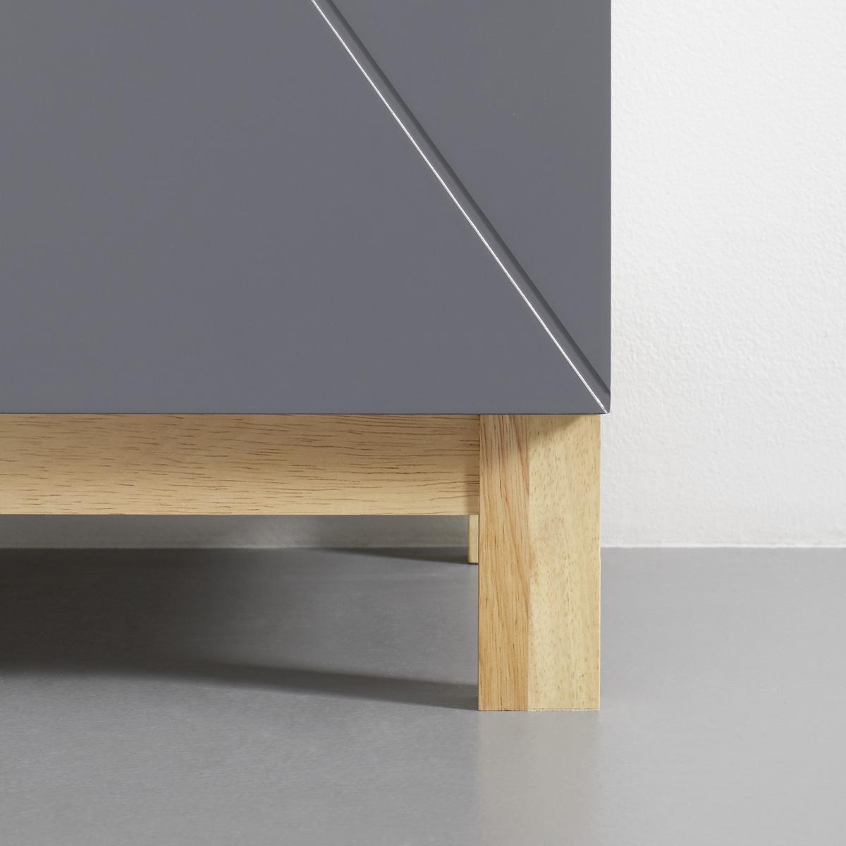Spodná skrinka ROCCO - sivá/biela, Modern, drevo (42,6/90/35cm) - Bessagi Home