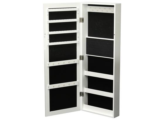 Schmuckschrank Tina - Weiß, MODERN, Glas/Holzwerkstoff (35/96/9cm) - James Wood Schmuckschrank Tina - Weiß, MODERN, Glas/Holzwerkstoff (35/96/9cm) - James Wood