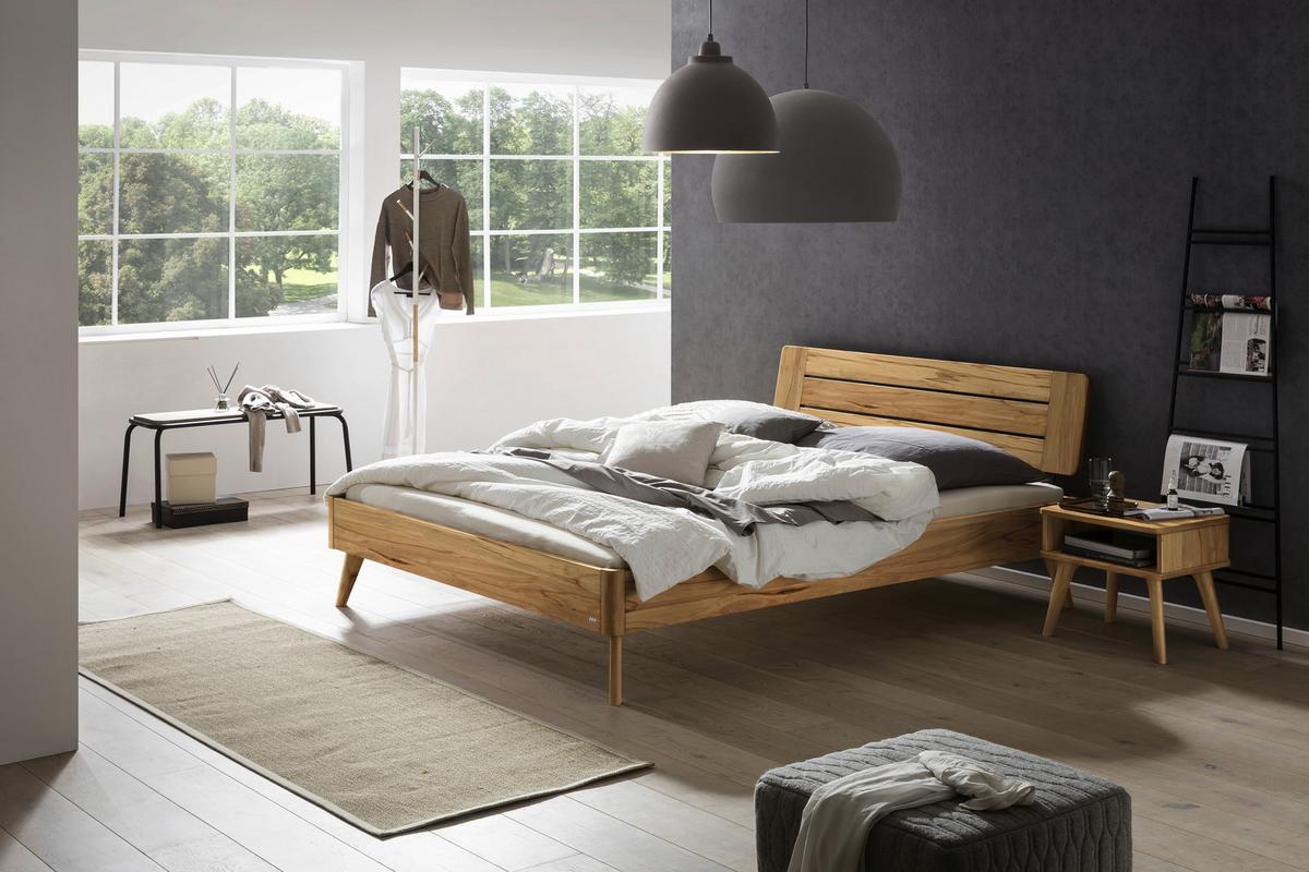 Nachtkästchen Lounge, Buchefarben B: 48 Cm - Buchefarben, Design, Holz (48/38/42cm) - Hasena