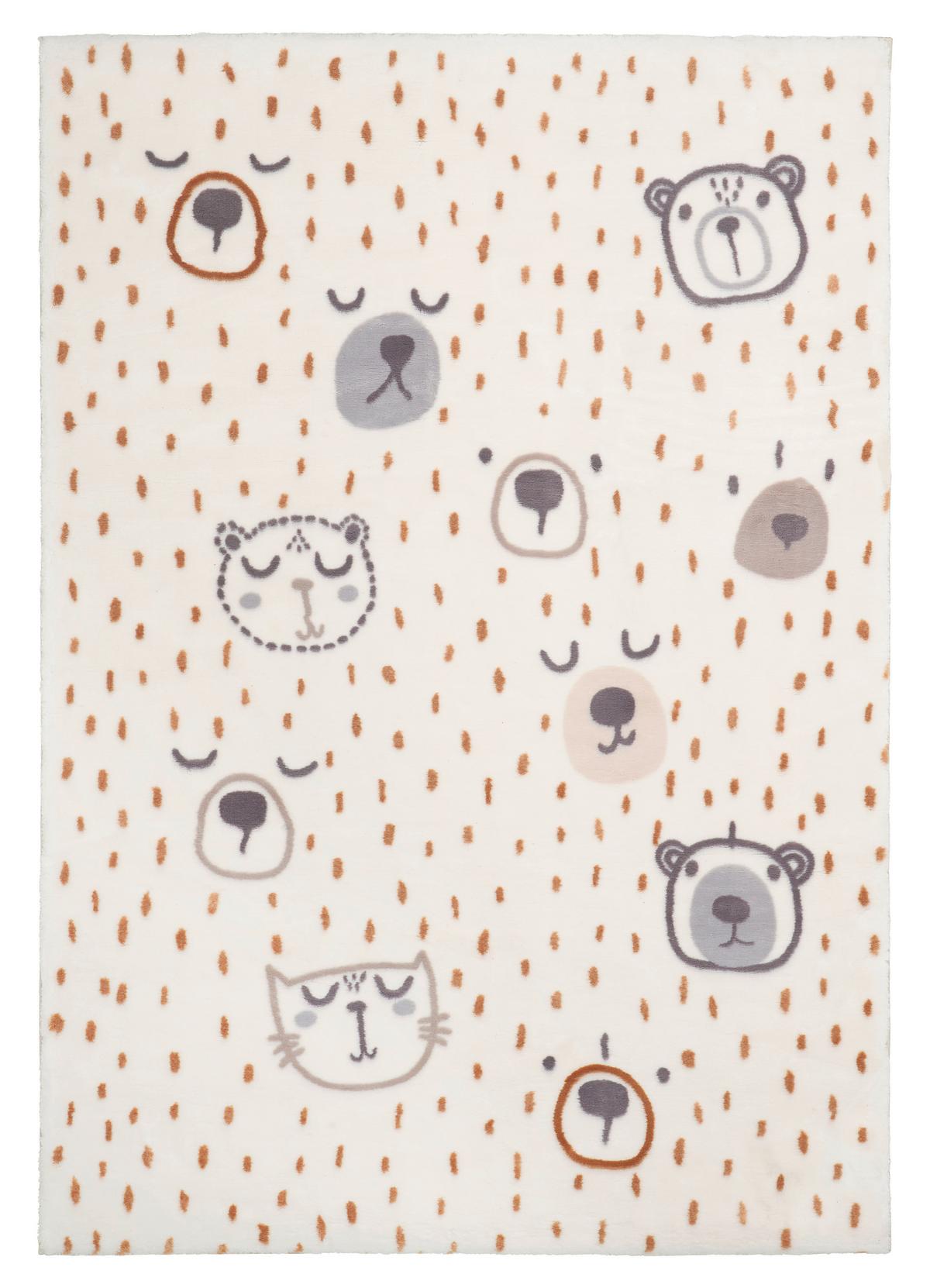 Kinderteppich Moritz - Naturfarben, ROMANTIK / LANDHAUS, Textil (100/150cm) - BUNINO