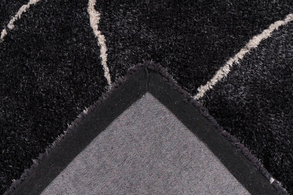 Hochflor Teppich Anthrazit Orlando 80x150 cm - Anthrazit, Design, Textil (80/150cm) - Kayoom