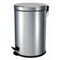Koš s nášlapným pedálem MAREN - 5L - černá/barvy nerez oceli, Konvenční, kov/plast (20/27,5cm) - Based