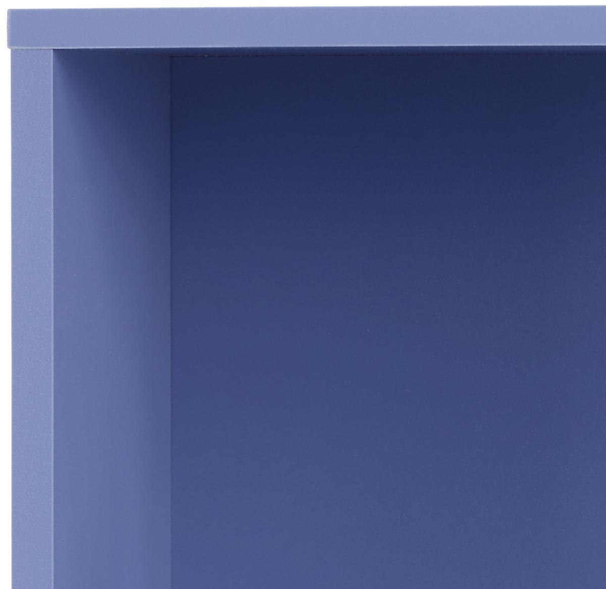 Regal Stehend/Hängend Box B: 46 cm Himmelblau - Blau, MODERN, Holzwerkstoff (46/46/25cm) - Ondega